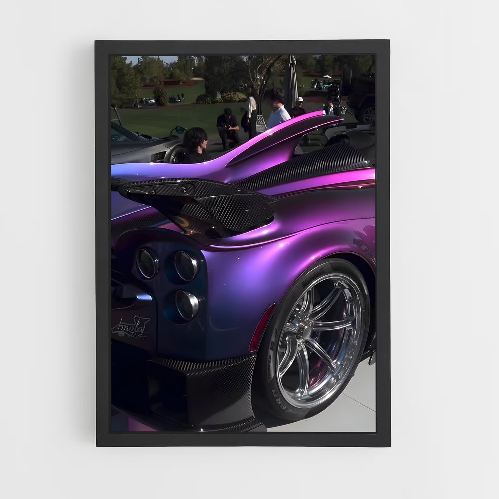 Poster Huayra Mystique – affiche Pagani (vue 2)